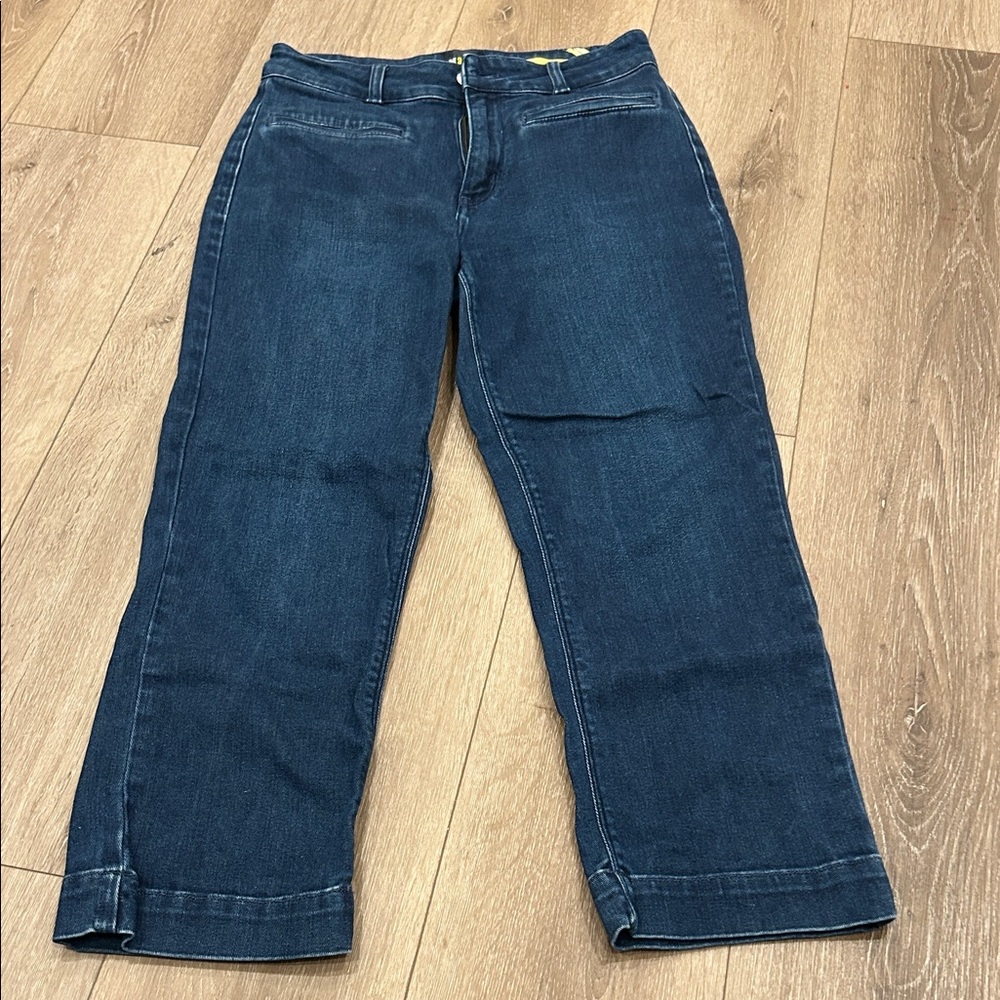 Maeve Dark Blue Straight Leg Jeans